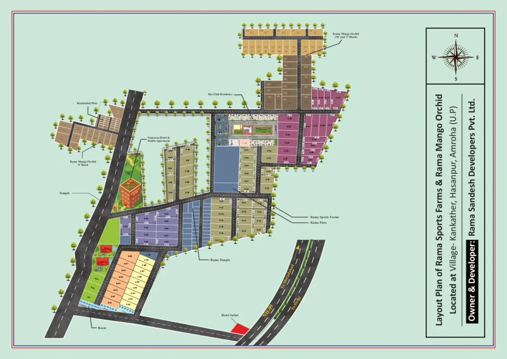 Master Plan - Farmhouses in Garhmukteshwar